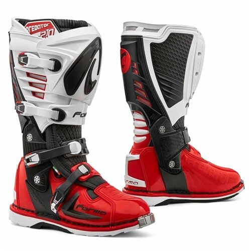 FORMA PREDATOR 2.0 BOOT BLACK WHITE RED 43