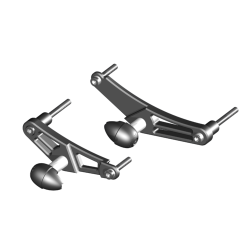 GBRACING FRAME SLIDERS (STREET) - TRIUMPH DAYTONA 675 STREET TRIPLE