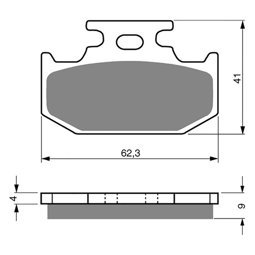 GOLDfren S3 Sintered Sports Brake Pads - GF001S3