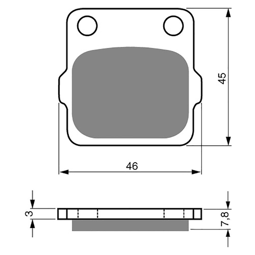 GOLDfren K5 Off-Road Racing  Brake Pads - GF007K5