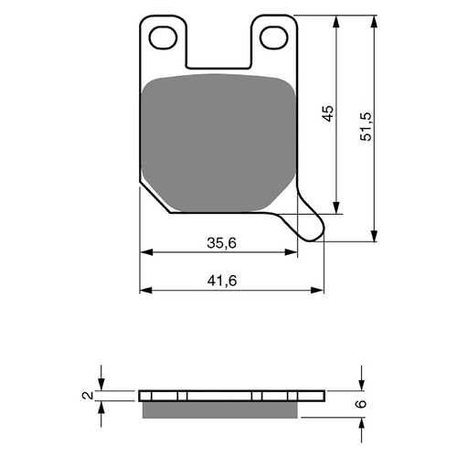 GOLDfren S3 Sintered Sports  Brake Pads - GF008S3