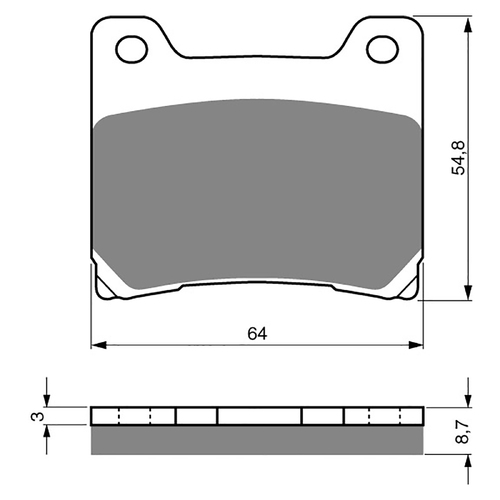 GOLDfren S3 Sintered Sports  Brake Pads - GF015S3