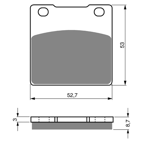 GOLDfren S3 Sintered Sports  Brake Pads - GF016S3