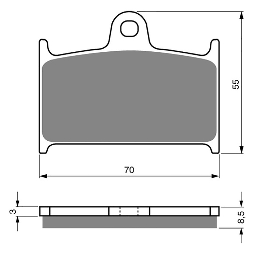 GOLDfren S3 Sintered Sports  Brake Pads - GF017S3