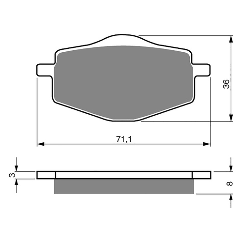 GOLDfren S3 Sintered Sports  Brake Pads - GF018S3