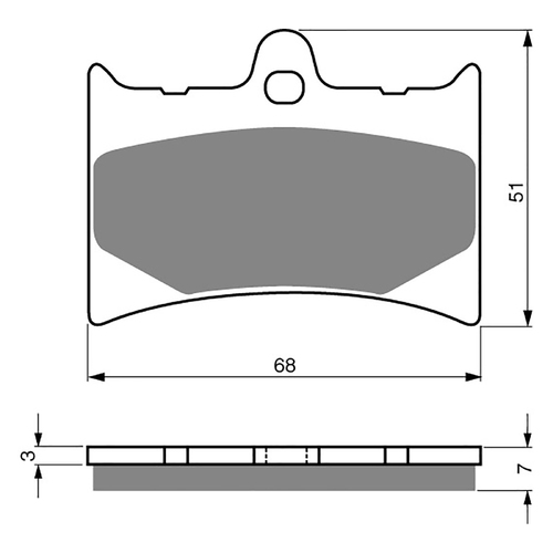 GOLDfren K5 Off-Road Racing  Brake Pads - GF019K5