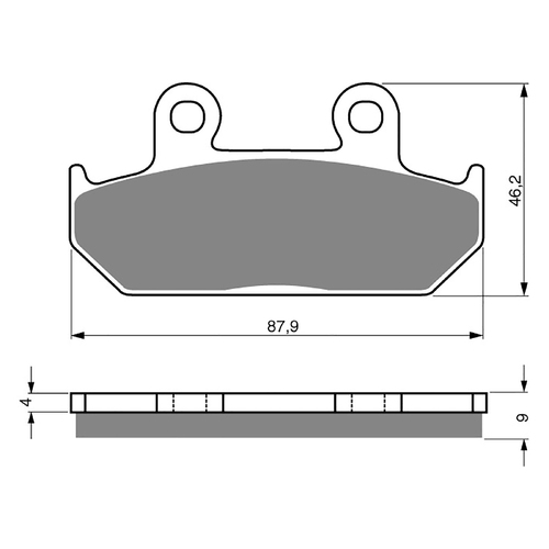 GOLDfren S3 Sintered Sports  Brake Pads - GF024S3