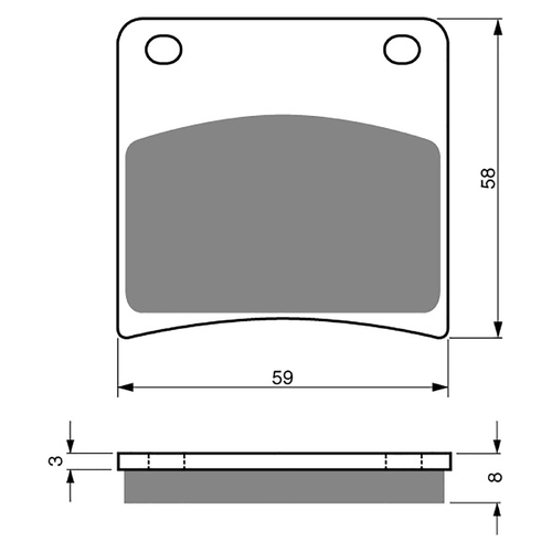 GOLDfren S3 Sintered Sports  Brake Pads - GF027S3