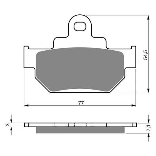 GOLDfren K5 Off-Road Racing Brake Pads - GF030K5