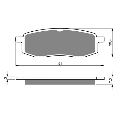 GOLDfren K5 Off-Road Racing  Brake Pads - GF043K5