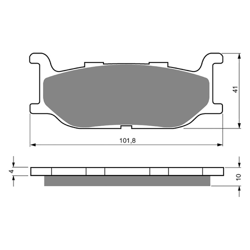 GOLDfren S3 Sintered Sports  Brake Pads - GF048S3