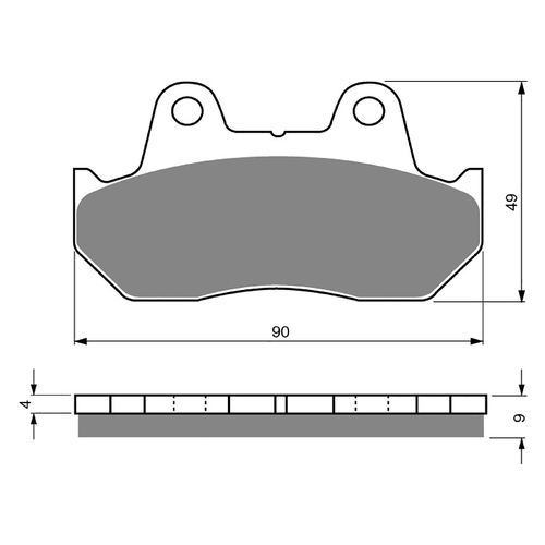 GOLDfren S3 Sintered Sports  Brake Pads - GF049S3