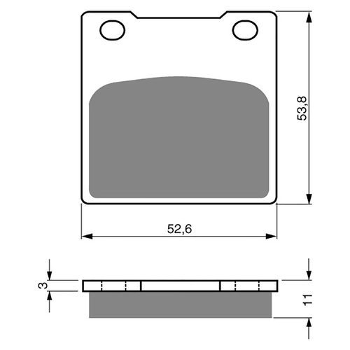 GOLDfren S3 Sintered Sports  Brake Pads - GF068S3