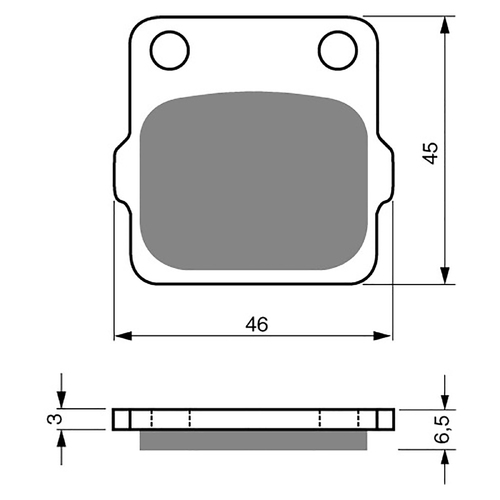 GOLDfren K5 Off-Road Racing  Brake Pads - GF077K5