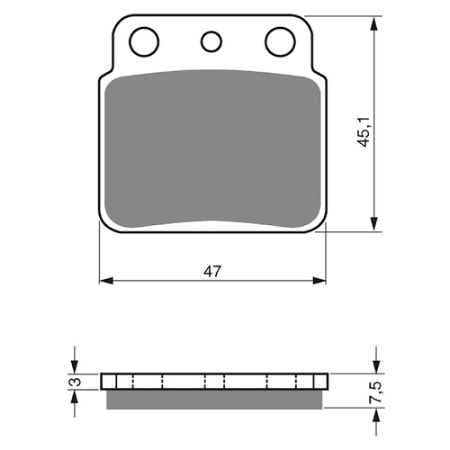 GOLDfren K5 Off-Road Racing  Brake Pads - GF092K5