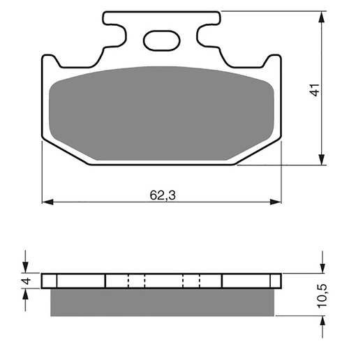 GOLDfren K5 Off-Road Racing  Brake Pads - GF100K5