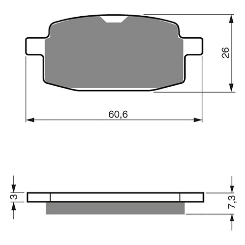 GOLDfren K5 Off-Road Racing Brake Pads - GF114K5