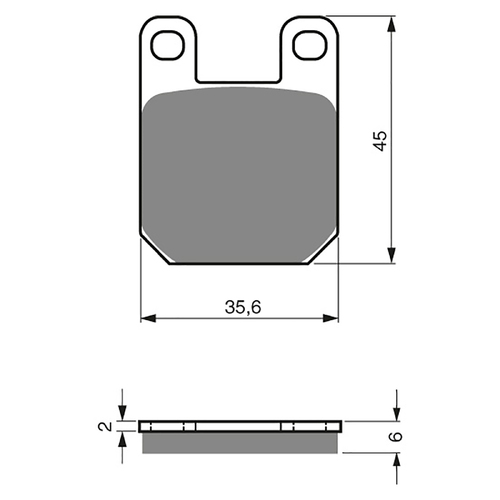 GOLDfren K5 Off-Road Racing Brake Pads - GF121K5