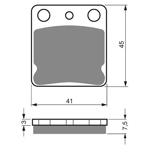 GOLDfren K5 Off-Road Racing  Brake Pads - GF144K5