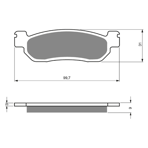 GOLDfren S3 Sintered Sports  Brake Pads - GF146S3