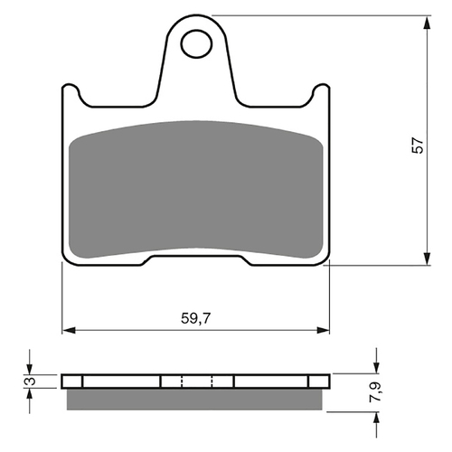 GOLDfren S3 Sintered Sports  Brake Pads - GF148S3