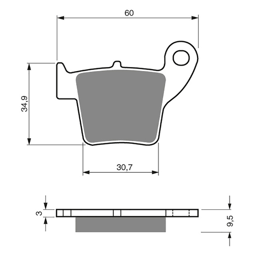 GOLDfren K5 Off-Road Racing  Brake Pads - GF176K5