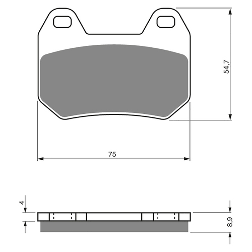 GOLDfren S3 Sintered Sports  Brake Pads - GF195S3