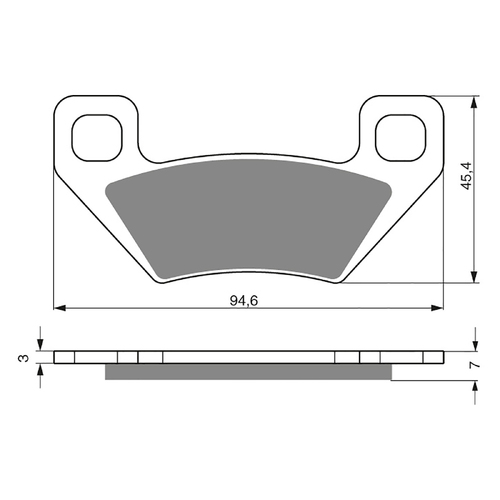 GOLDfren K5 Off-Road Racing  Brake Pads - GF254K5