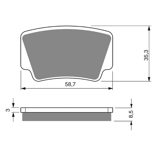 GOLDfren K5 Off-Road Racing  Brake Pads - GF260K5