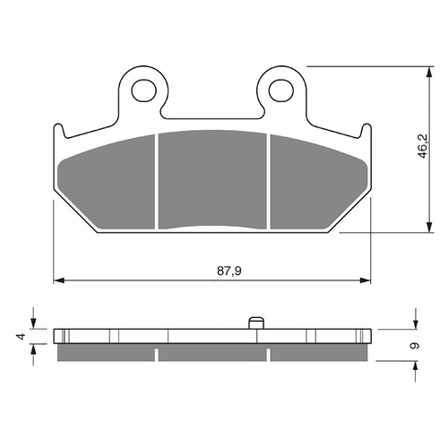 GOLDfren S3 Sintered Sports  Brake Pads - GF265S3