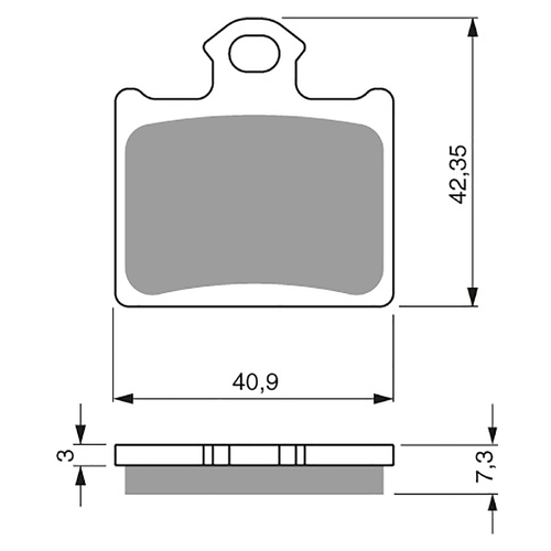 GOLDfren K5 Off-Road Racing  Brake Pads - GF297K5