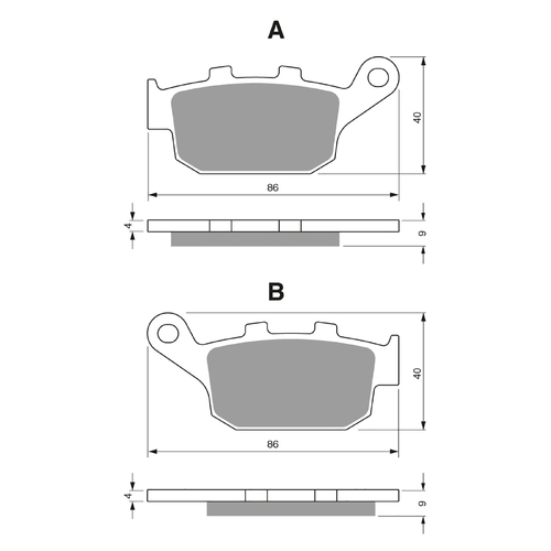 GOLDfren S3 Sintered Sports  Brake Pads - GF306S3