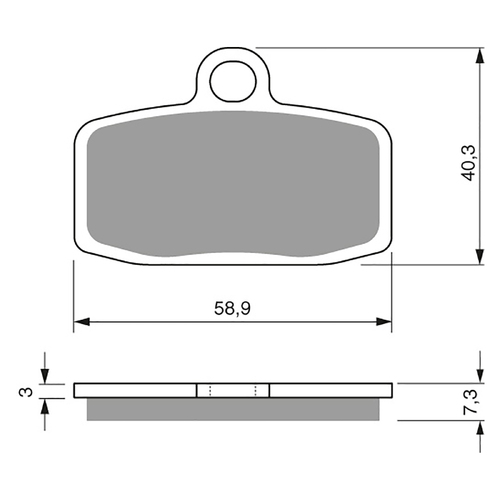 GOLDfren K5 Off-Road Racing  Brake Pads - GF307K5