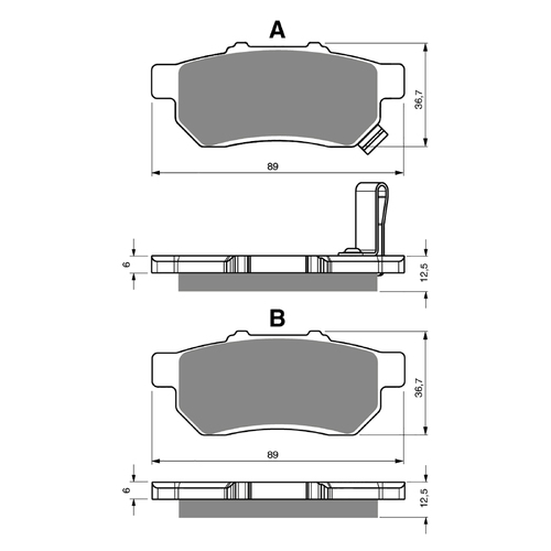 GOLDfren K5 Off-Road Racing  Brake Pads - GF341K5