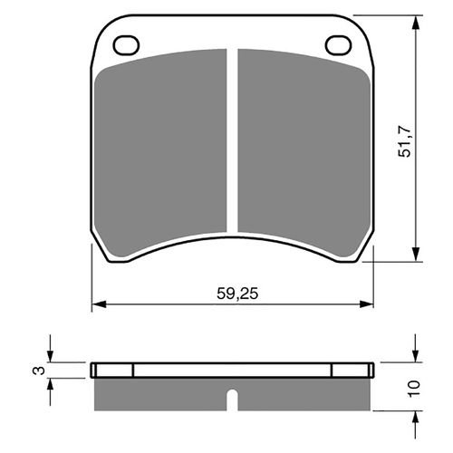 GOLDfren S3 Sintered Sports Brake Pads - GF365S3