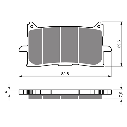 GOLDfren K5 Off-Road Racing Brake Pads - GF379K5