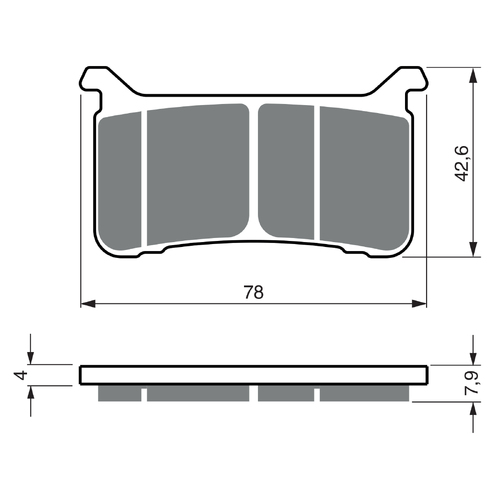 GOLDfren S3 Sintered Sports Brake Pads - GF386S3