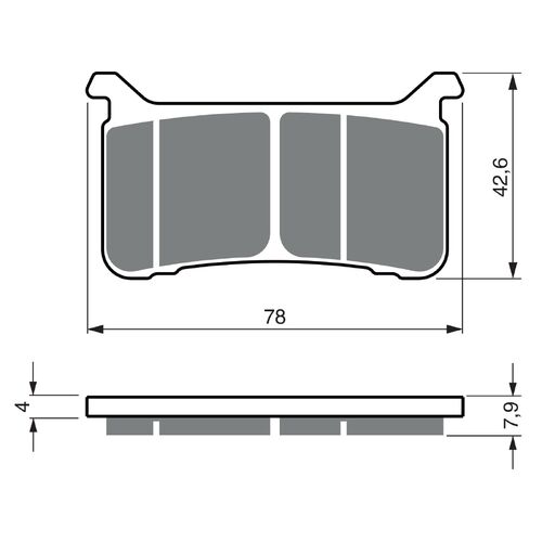 GOLDfren S33 Sintered Racing Brake Pads - GF386S33