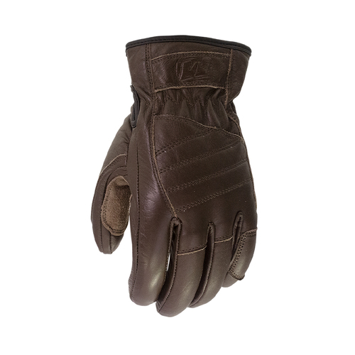 MOTODRY CLASSIC LEATHER BROWN GLOVES M