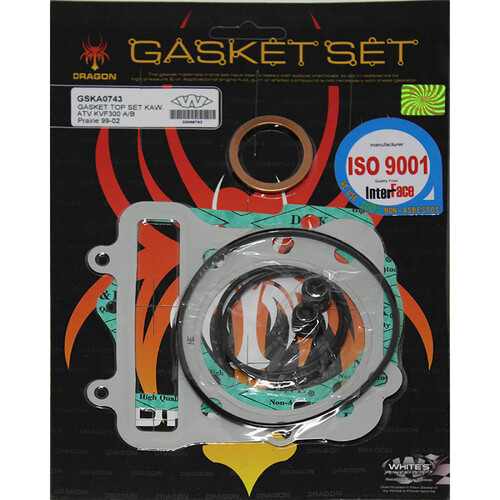 WHITES TOP END GASKET KIT - KAWASAKI KVF300 A/B PRAIRIE '99-02