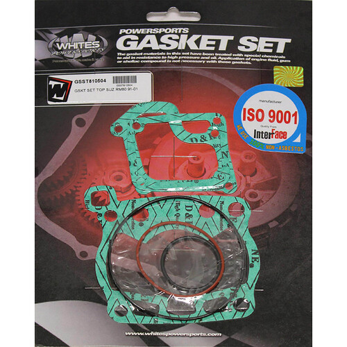 WHITES TOP END GASKET KIT - SUZUKI RM80 '91-'01