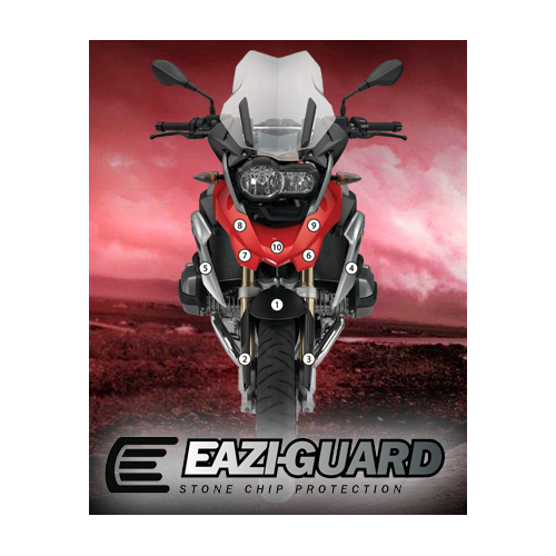 EAZI-GUARD PAINT PROTECTION FILM - BMW R1200GS 2014 - 2016  GLOSS