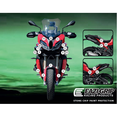 EAZI-GUARD PAINT PROTECTION FILM - BMW S1000XR 2020  GLOSS