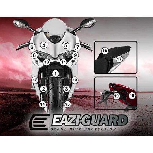 EAZI-GUARD PAINT PROTECTION FILM - DUCATI PANIGALE 959  MATTE