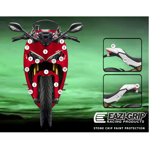 EAZI-GUARD PAINT PROTECTION FILM - DUCATI SUPERSPORT 2021  MATTE