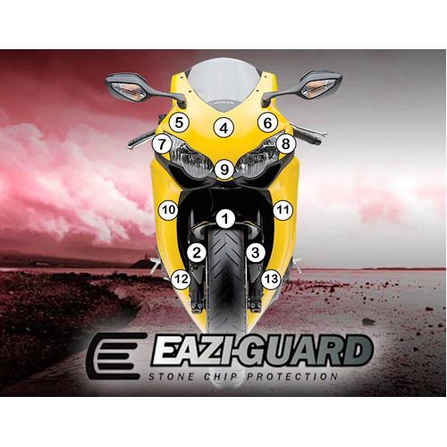 EAZI-GUARD PAINT PROTECTION FILM - HONDA CBR1000RR 2008 Â€“ 2011  GLOSS