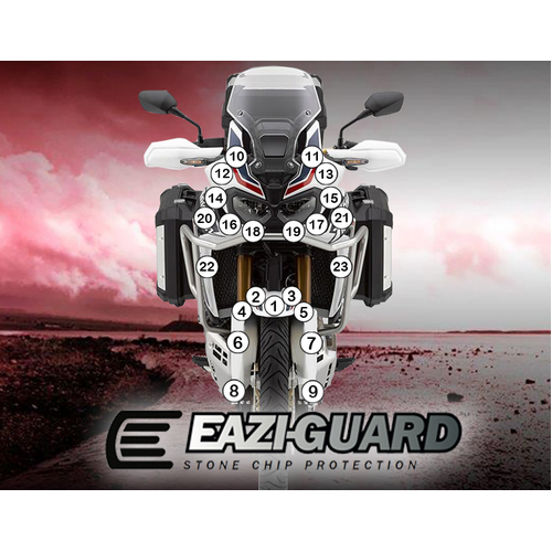 EAZI-GUARD PAINT PROTECTION FILM - HONDA AFRICA TWIN 2016 Â€“ 2019  GLOSS