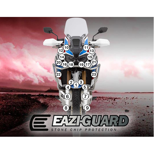 EAZI-GUARD PAINT PROTECTION FILM - HONDA AFRICA TWIN ADVENTURE SPORTS 2018 Â€“ 2019  GLOSS