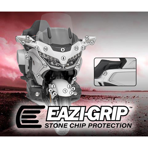 EAZI-GUARD PAINT PROTECTION FILM - HONDA GOLDWING TOUR PREMIUM 2020  GLOSS