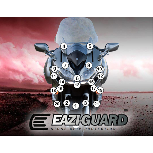 EAZI-GUARD PAINT PROTECTION FILM - YAMAHA FJR1300A  MATTE